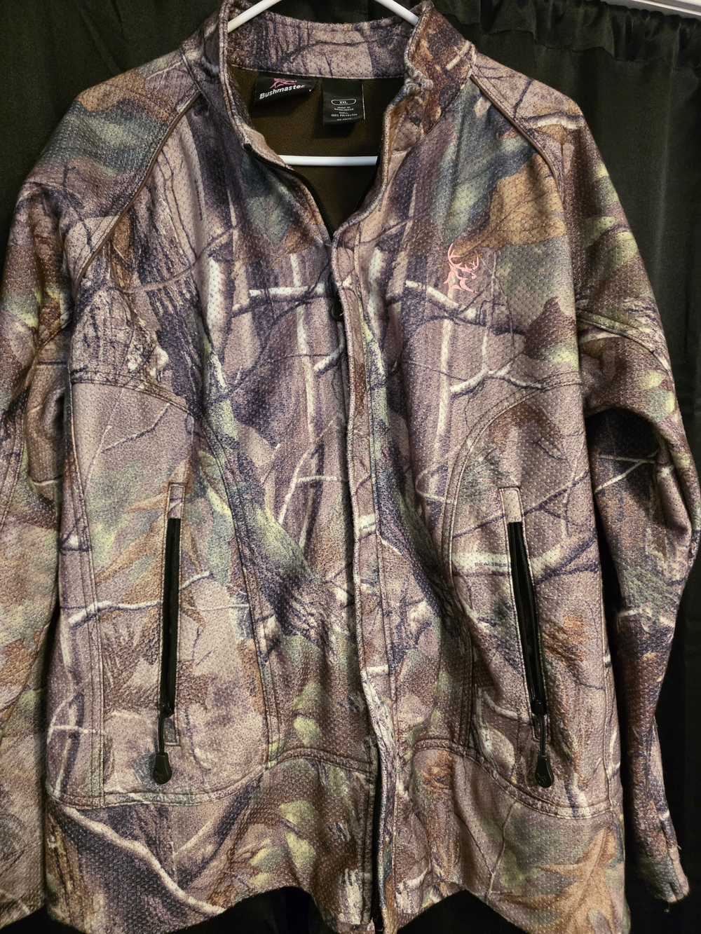 Womens Browning Realtree Camo Zip-Up Jacket